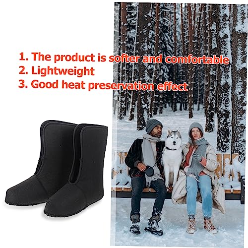 GANAZONO 1 Pair Boot Lining Insulated Boot Liners Winter Liners Warm Socks for Men Snow Outdoor Socks Warm Winter Camouflage Women's Shoes Plush2