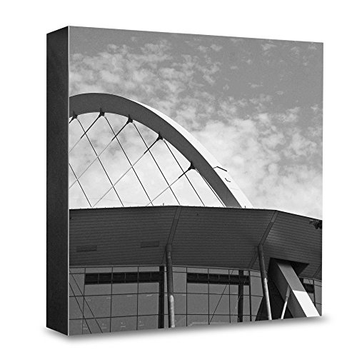 Arène de Cologne photo sur bois d'exception COGNOSCO 20 x 20 cm