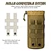 Gonex Tactical Military MOLLE Water Bottle Pouch Tan
