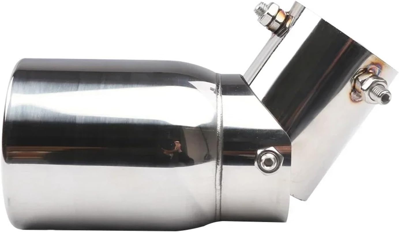 Car Exhaust End Pipe 63-89Mm Adjustable Stainless Steel Exhaust Tail Tips Elbow Design Multi Directional Adjustment Muffler Nozzles