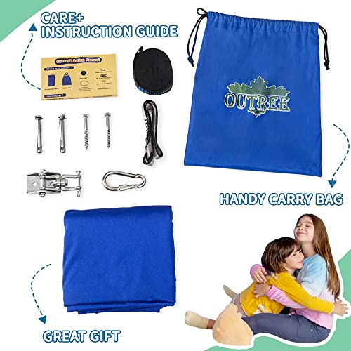 Outree Sensory Swing For Kids With 360° Swivel Hanger, Indoor Therapy Swing Great For Autism thumb #5