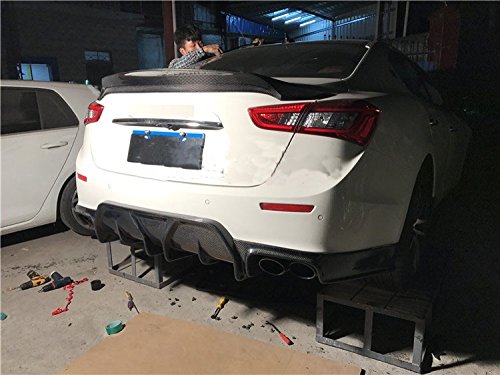 Eppar New Carbon Fiber Rear Diffuser (Full Carbn Fiber) For Maserati Ghibli 2013-2016 #TOP2
