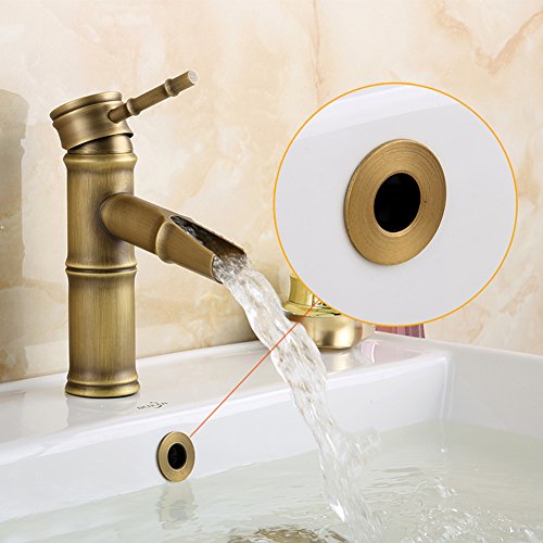 AUS 2Pcs Bathroom Ceramic Sink Solid Brass Hole Cover Overflow Round Insert Cap (Bronze)