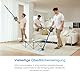 UNINELL Home UV1 Akku Staubsauger 45000Pa/450W/60Min,Staubsauger Kabellos Selbstladender mit LED-Display, Anti-Verhedderung-Bürste akkustaubsauger Super Leise für Teppich,Hartboden und Tierhaare