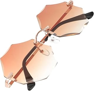 Óculos De Sol Sem Aro Óculos De Sol Espelhados Óculos De Sol De Verão Para Mulheres Óculos De Sol Óculos De Sol Óculos De Sol Arco-Íris Óculos De Sol Femininos Óculos De Sol