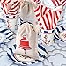 Shellwei 24 Pack Nautical Gift Bags Cotton Nautical Anchors Drawstring Bags Themed Favor Boat Goodie 7 x 5 inch for Boys Girls Birthday Wedding Beach Theme Parties Supplies Favors