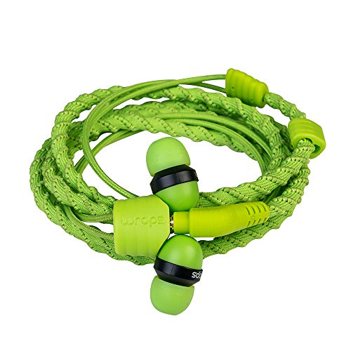 Wraps Wristband Headphone - Fabric Green #TOP21