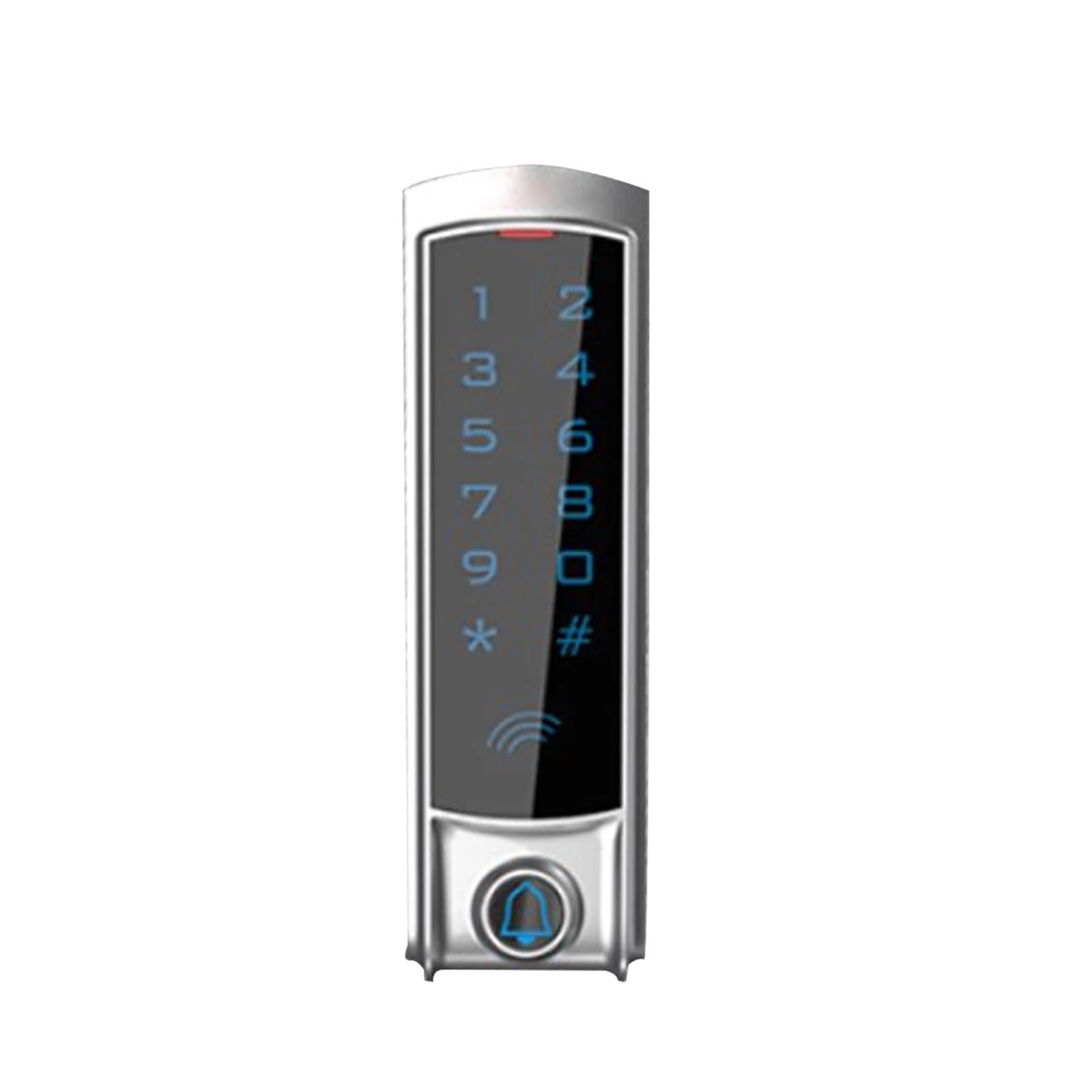 Système de contrôle d'accès par Clavier Tactile RFID LCD, Serrure Porte étanche en métal, accès extérieur, Sécurité améliorée(ID)