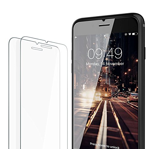 iPhone 8 Plus Screen Protector, iVAPO [3 Pack] iPhone 8 Plus Tempered Glass Screen Protector 0.33mm Ultra-Thin Toughen Screen for Apple iPhone 8 Plus/iPhone 7 Plus