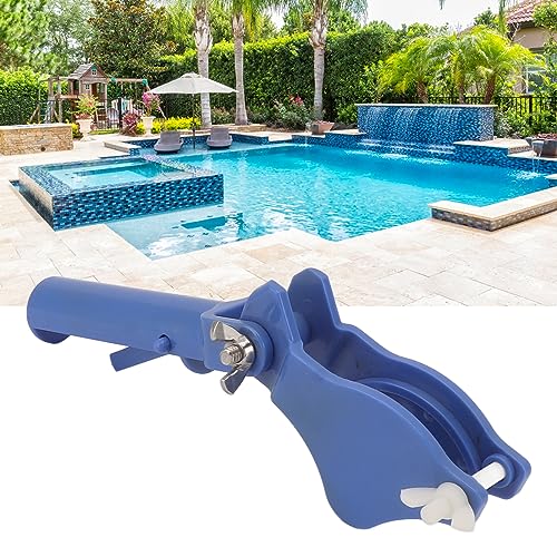 Fdit Ferramenta de lavagem de piscina com cabeça giratória, feita de plástico durável e nylon, alta