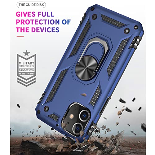 Coque iPhone 12 Pro antichoc avec protège-écran intégré bleu - 5