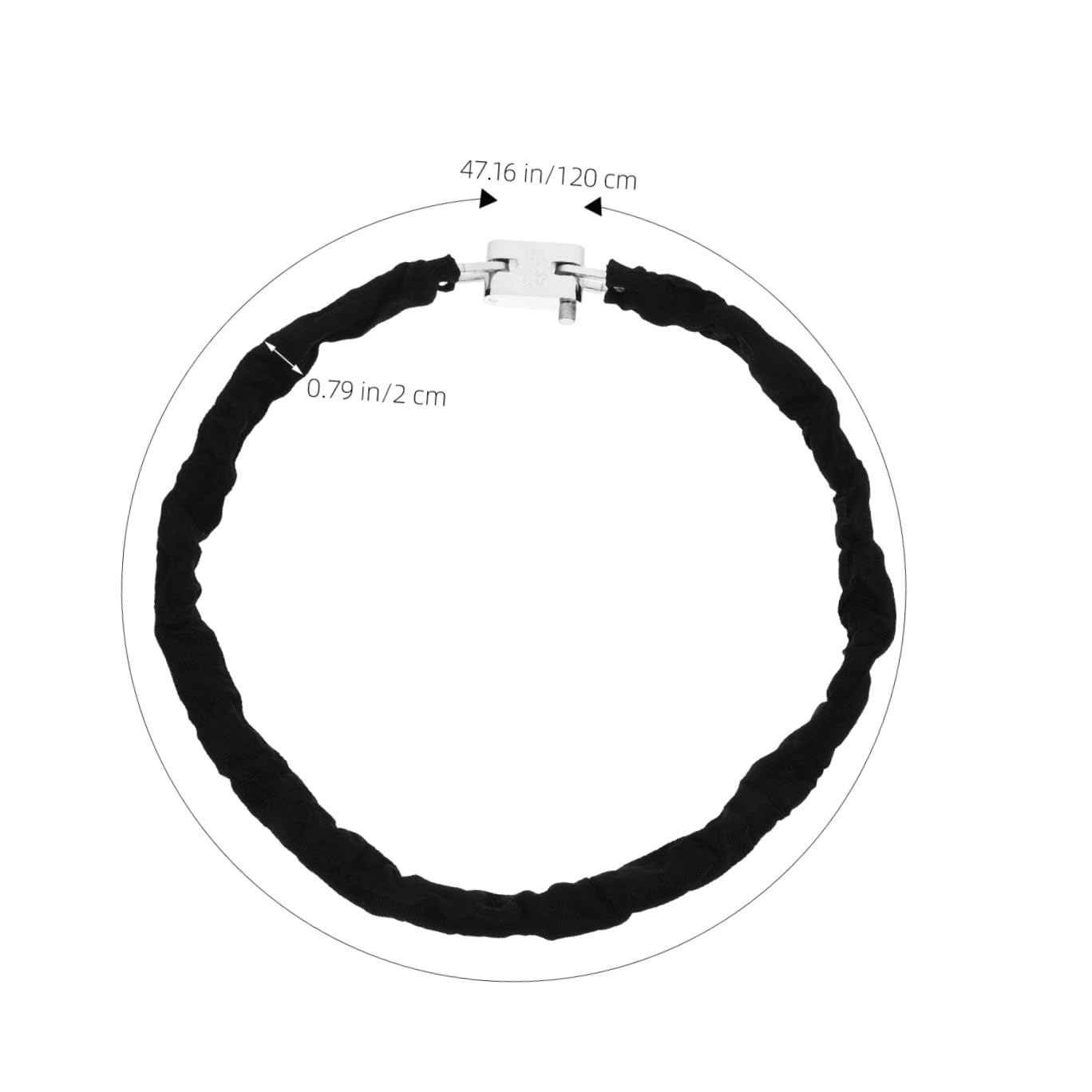 ibasenice Lucchetto Catena Antifurto Per Bici Da Lucchetto Catena Resistente Per Sicurezza Di Biciclette e Moto All Aperto