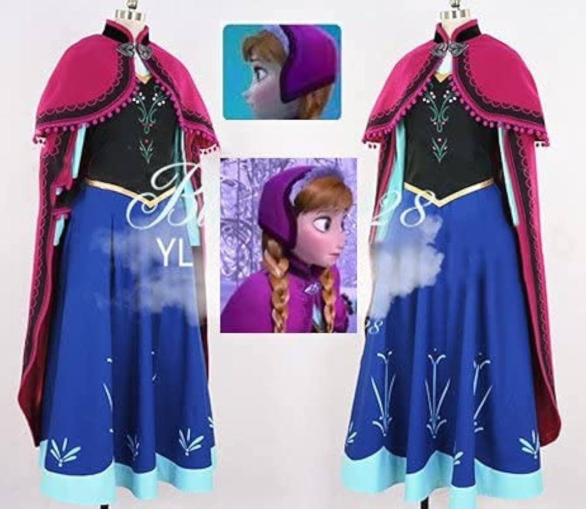 お値下げ可能！当日発送可 アナと雪の女王 雪山アナ ケープ+手袋 お