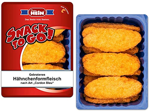 Hähnchen Cordon Bleu, tischfertig gebratenes Hähnchenformfleisch, gefüllt mit Käse und Kochschinken 10x160g von Dieter Hein Cover