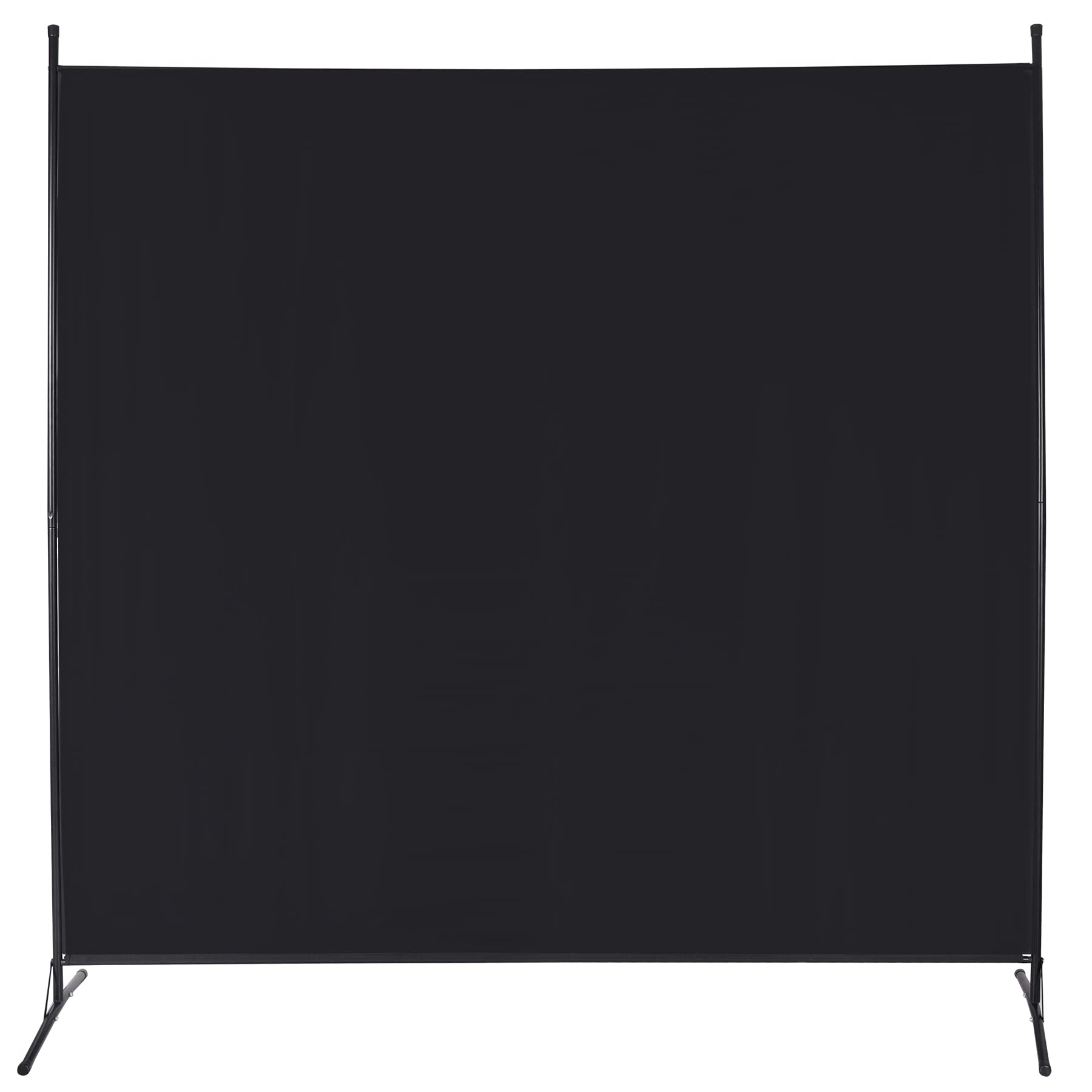 REDCAMP Séparateur de pièce, autoportant, 1 pièce, 176 x 180 cm, portable, brise-vue, en tissu, pour l'intérieur et l'extérieur, pour chambre à coucher, salon, bureau, jardin, balcon, terrasse, noir