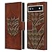 Head Case Designs Licenza Ufficiale Transformers Ruggine Decepticons Arte Logo Cover in Pelle a Portafoglio Compatibile con Google Pixel 6a