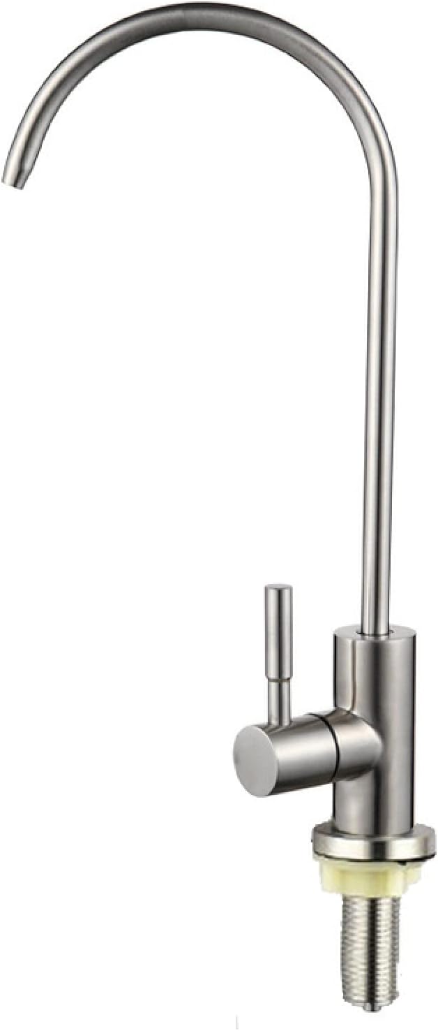 Drinking Water Faucet, 360 Stainless Steel for Kitchen Sink,Reverse Osmosis,Brushed B(A)