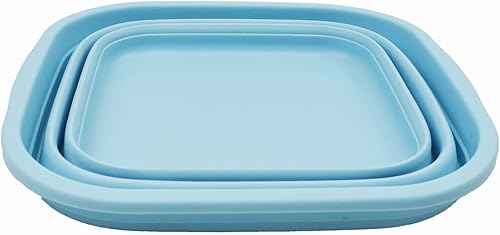 Miniatura 2 de SAMMART Tina plegable de 5.5 L (1.4 galones) - Tina plegable - Lavabo portátil - Tina de plástico que ahorra espacio (Sea Angel, 1)