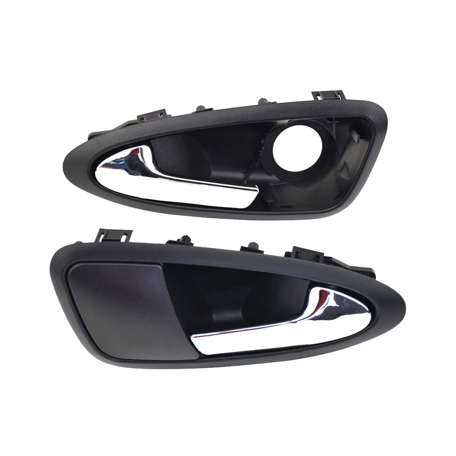 Maniglia Interna Destra Per SEAT Ibiza 2008-2017 | Ricambio 6J0837114A In ABS Nero E Cromato