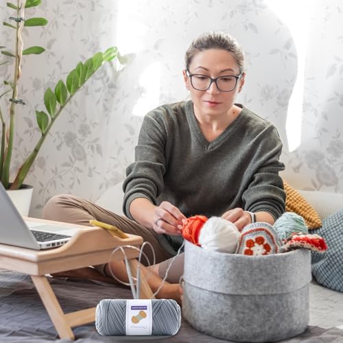 Ndicang T-SHIRT YARN 2 Pack T Shirt Yarn For Crocheting thumb #6