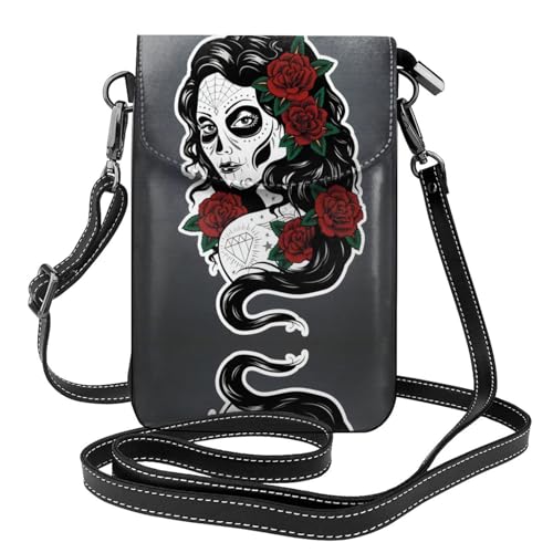 Sac à rabat microfibre Goth Girl fini le téléphone perdu en voyage