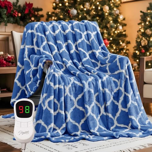 Homemate Heated Blanket Electric Throw - 50“x60“ Heating Blanket with