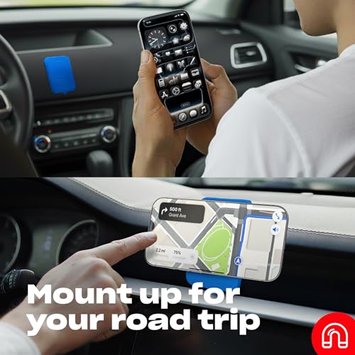 Image of OCTOBUDDY Magnet - Dual Magnetic & Suction Phone Mount - Baby Blue