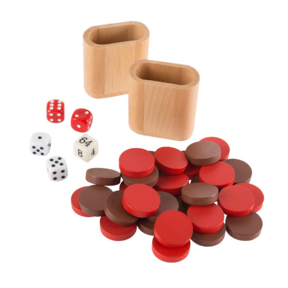 HEY! PLAY! 80-Hch-BK - Juego de mesa de madera
