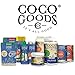 CocoGoodsCo Single-Origin Organic Unrefined Virgin Coconut Oil, Cold-Pressed - Gluten-free, Non-GMO, No Cholesterol (15 fl. oz)