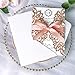 ponatia 25PCS 5.12 x 7.1 '' Rose Gold Glitter Laser Cut Wedding Invitations Cards with Envelopes for 5x7 Invitation Cards Wedding Baby Bridal Shower Engagement Sweet 16 Birthday Invite