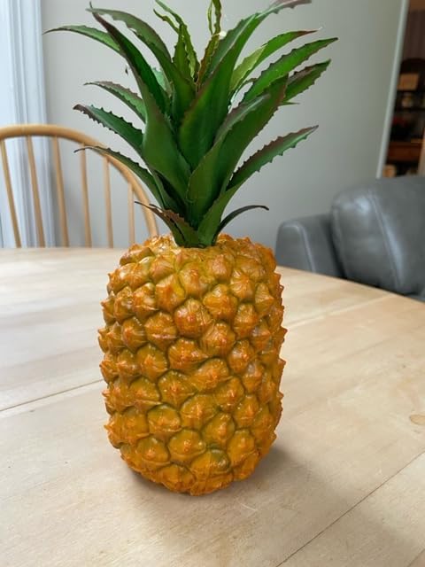 Flora Bunda Artificial Pineapple, Fake Pineapple. 11" in Height