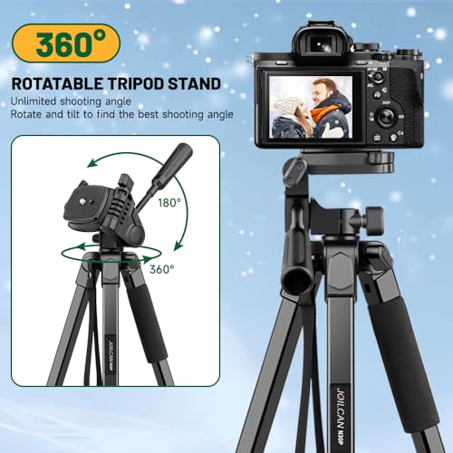Image of Victiv 210cm Aluminum Tripod Mobile Holder, 2-in-1 Lightweight Tripod Stand for Phone and Camera with Detachable Center Column as Selfie Stick, Ideal for Cooking, Overhead Shots and Live Streaming