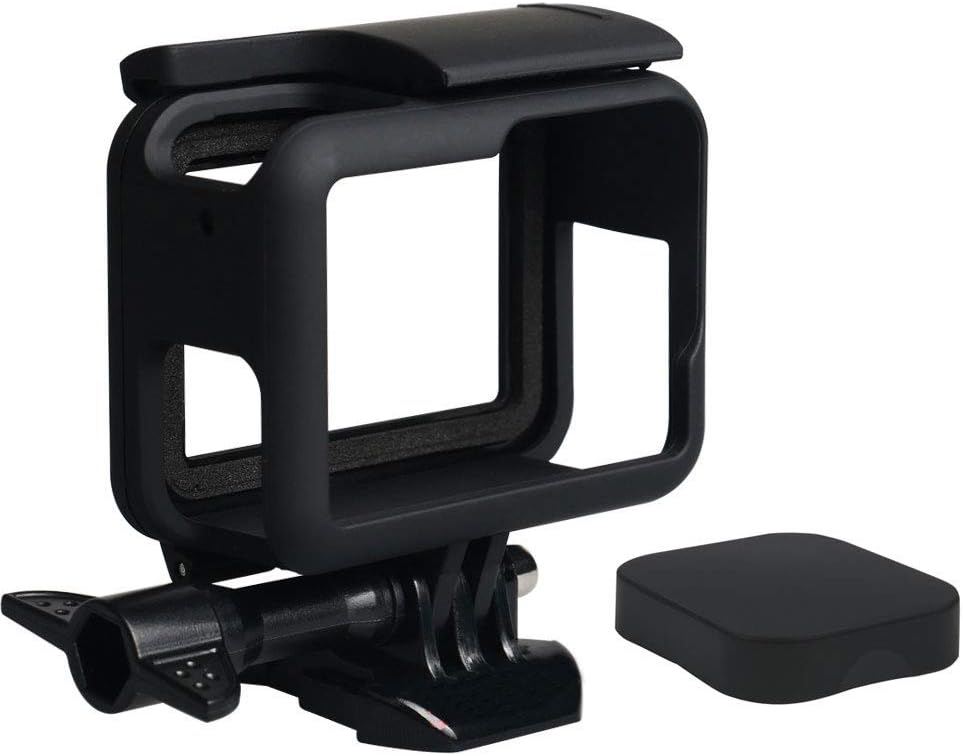 Frame Mount Housing Case with Lens Cover for GoPro Hero7 Hero 2018 Hero6 Hero5 Black Action Camera