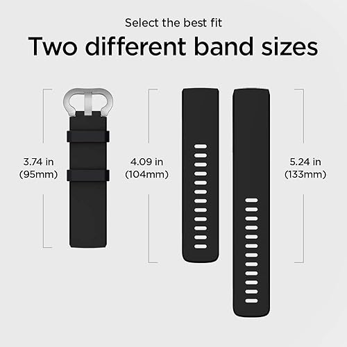 Miniatura 9 de Spigen Ajuste de silicona diseñado para Fitbit Charge 4 Band (2020)  Fitbit Charge 3 Band (2018) - Negro