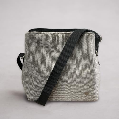 Susan Tweed Crossbody Grey Herringbone2