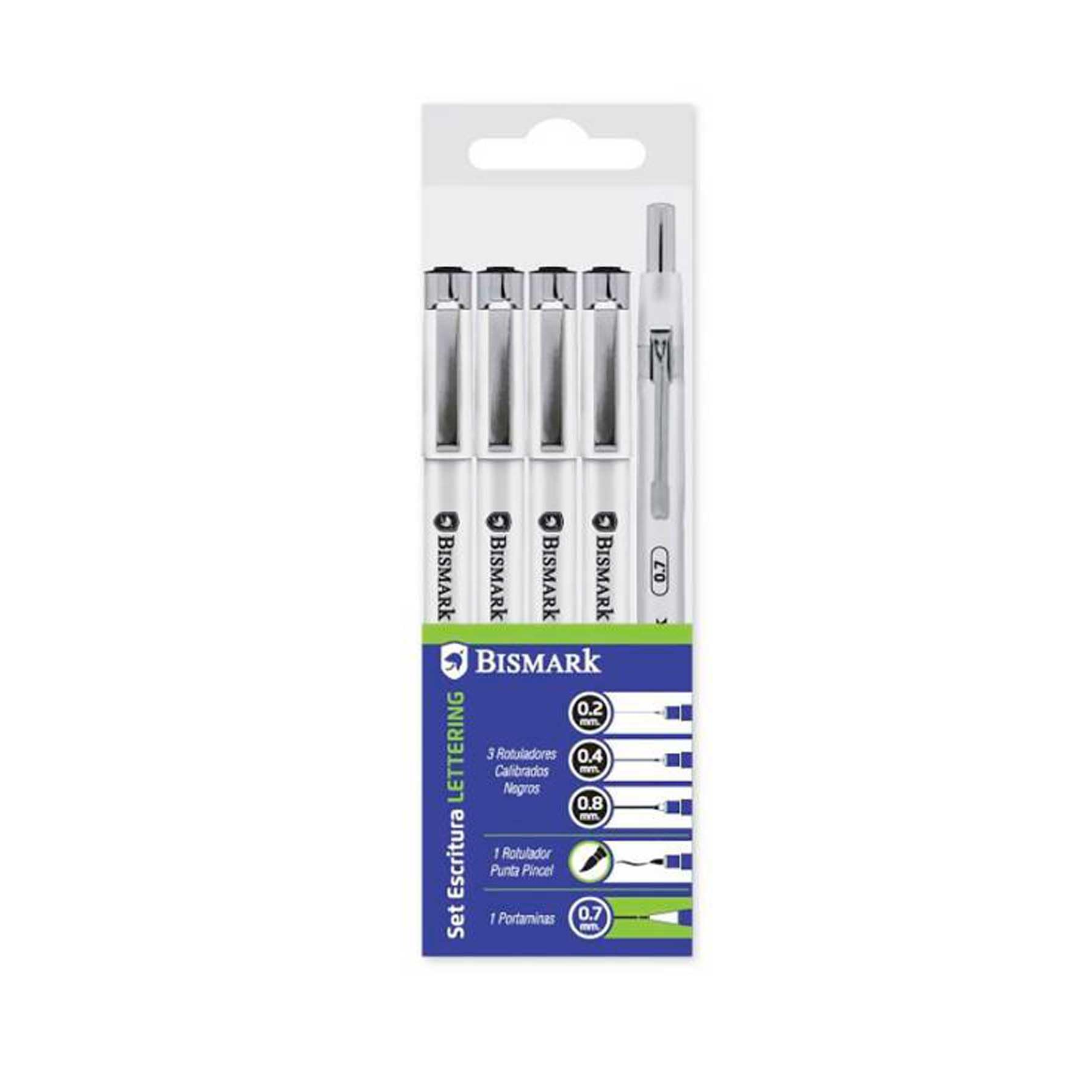 Bismark Set de Escritura Lettering Bolígrafo caligráfico Negro