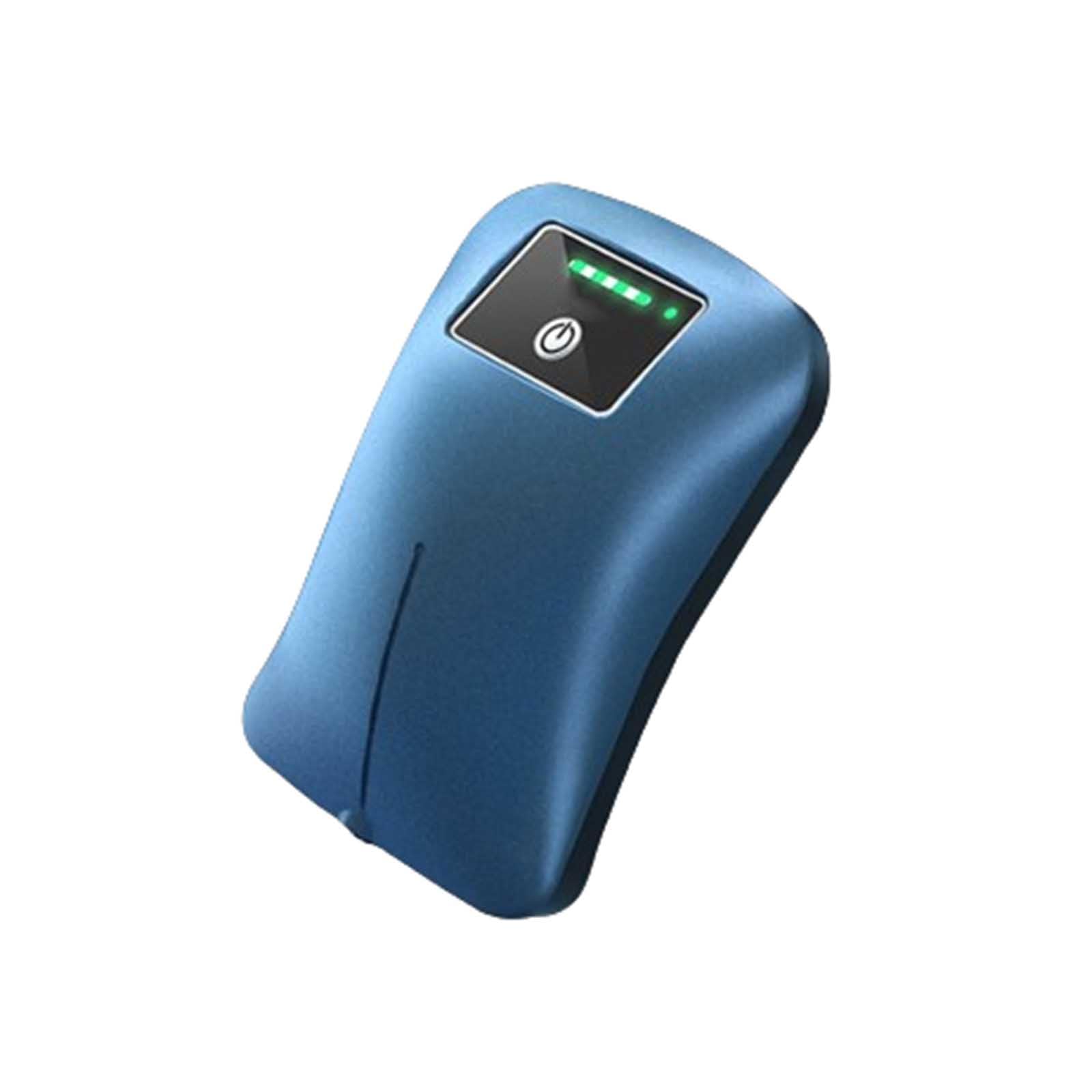 JUSHZ Pompe d'Aria Pompa Acqua Pompa Acquario Ossigenatore Acquario Aeratore Giardino USB Ricaricabile Adatto per La Pesca All'aperto Piccolo Silenzioso Portatile (1.5W 10.5x7.5cm,Blue)