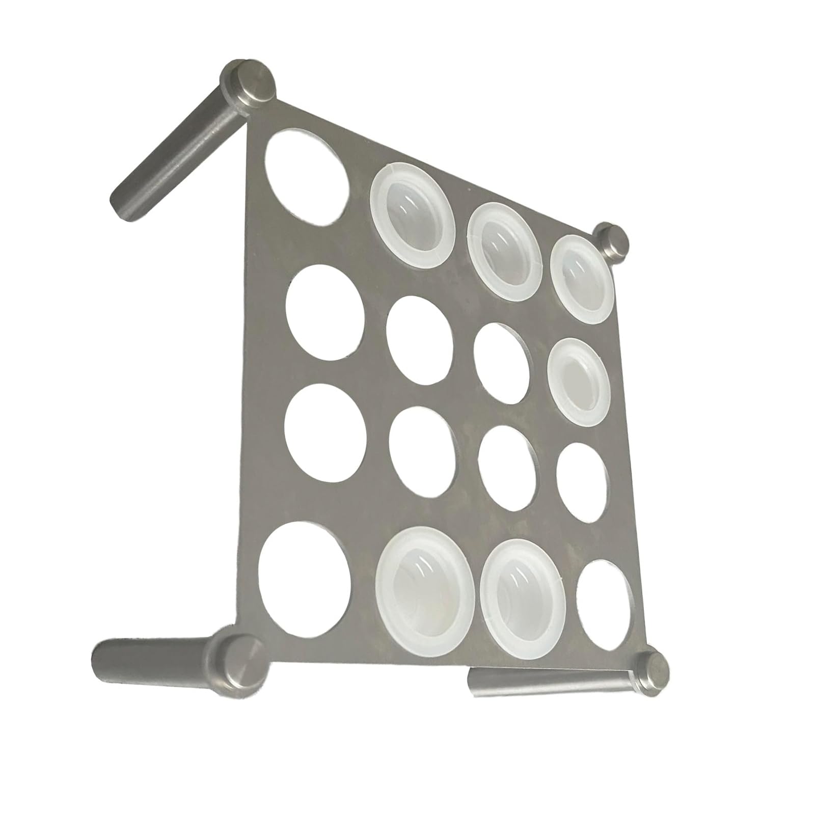 jojnsha Metal Chess Display Stand Silicone Chess Making Moulds Metal Chess Item Support Chess Molds for Chess Enthusiasts