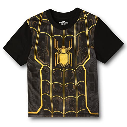 Image of Kidsville Batman Printed Regular Fit Yellow Cotton Boy's T-Shirt