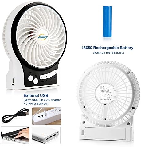 Efluky mini usb rechargeable fan Clearance