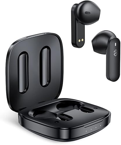 eppfun Auriculares inalámbricos verdaderos, auriculares intraurales Bluetooth 5.2, control táctil Qualcomm AptX adaptable, auriculares de 4