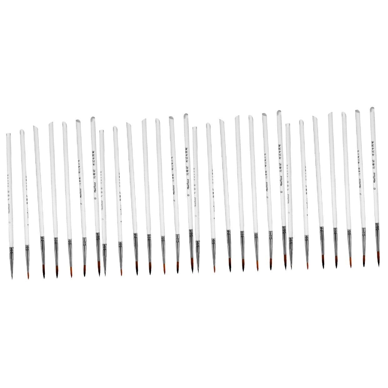 HOMSFOU 44 Piezas Pincel para Detalles Pintar Agua Mini