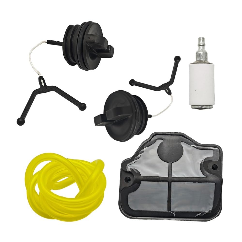 Kit de Tapa de Aceite y Manguera de Filtro de Aire for Motosierra 136, 137, 141, 142, 36 y 41 (OEM, 530029811)