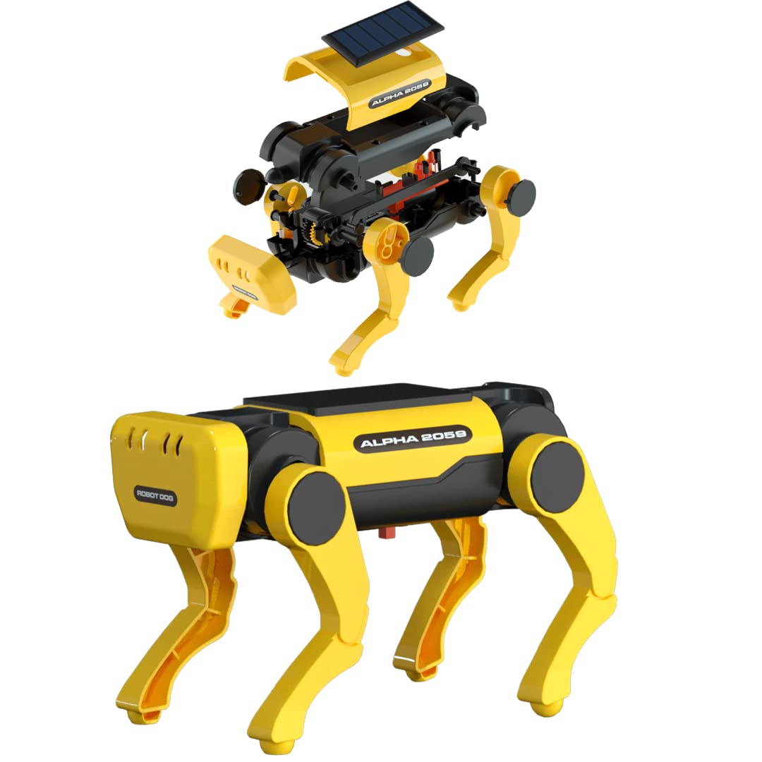 Buy Solar Powered Dog Robot Building Kit Robot Dog Toy For Kids