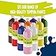 Anthony Peters Tempera-Farbe, waschbar, 1000 ml, 60% mehr Farbe als die meisten Anderen Flaschen, 8 Farben zur Auswahl, geliefert von Anthony Peters