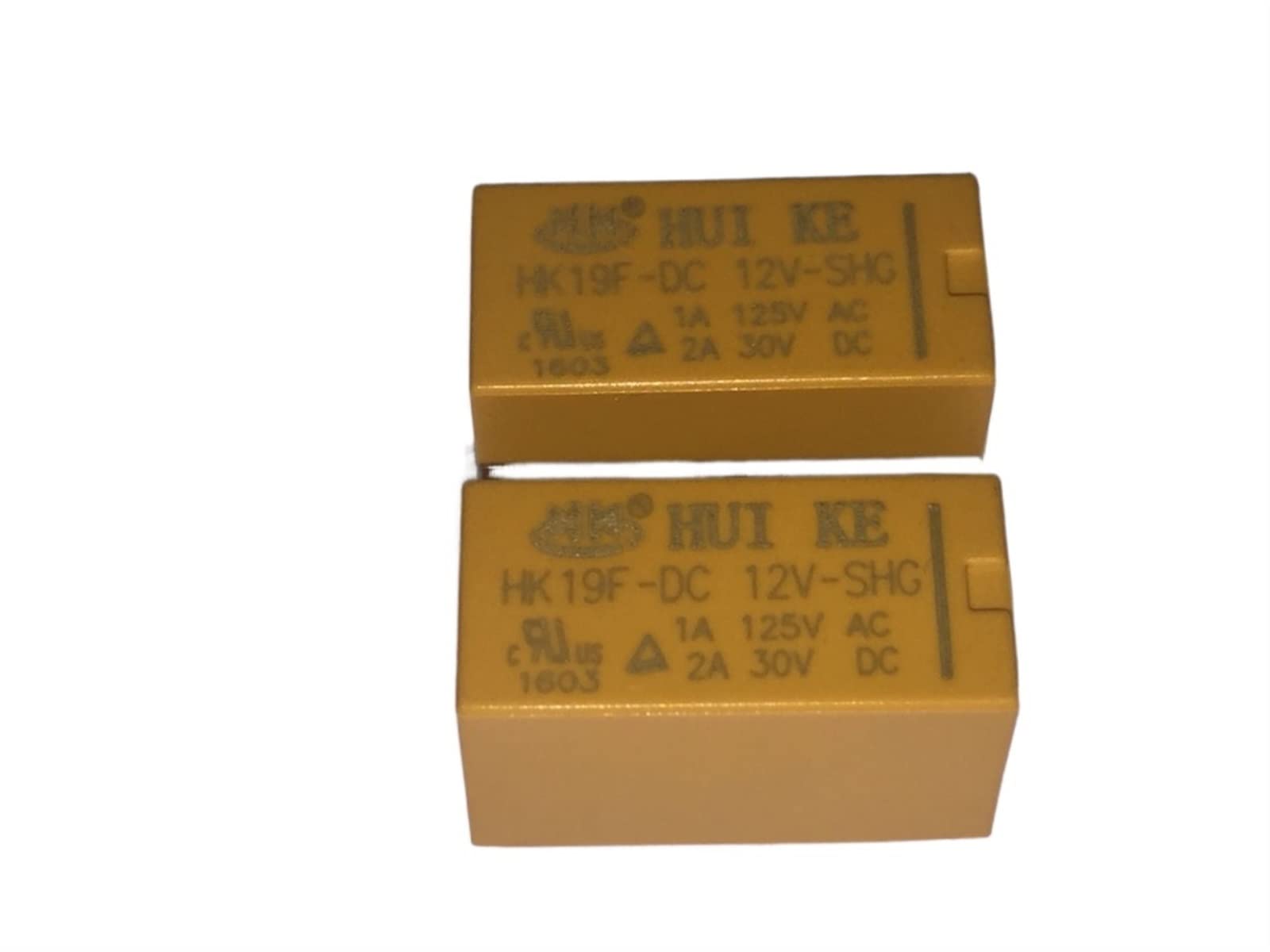50 sztuk/partia HK19F DC 12V SHG Cewka DPDT 8 pin 2NO 2NC Mini przekaźniki mocy typu PCB HUIKE HK19F-DC12V-SHG Części zamienne