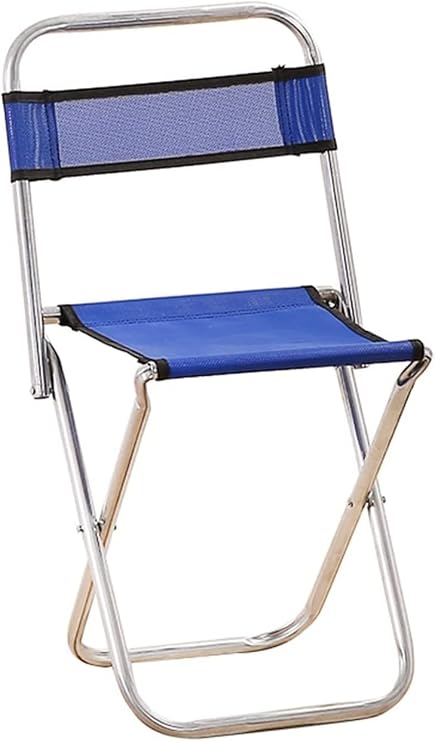 Camping Chair, Beach Chair Folding Folding Chair Portable Folding Camping Chair Relaxing Fishing Chair Kitchen Stool Beach Backrest Patio Furniture (Color : 2)