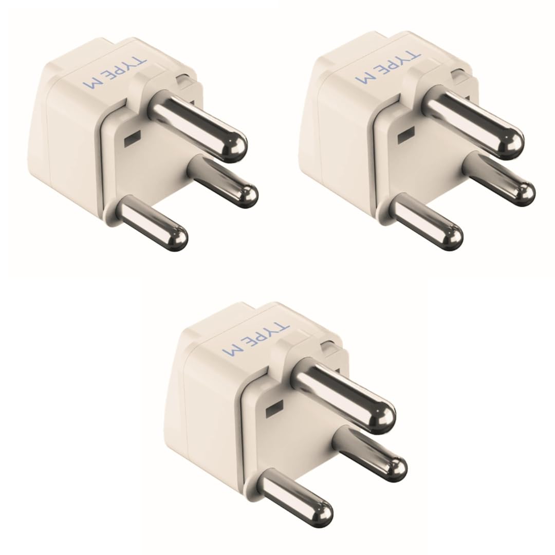 Frocel Adapter USA to India Converter Plug - World (USA, China, Australia, UK, Canada) to India Plug Adapter (Type D - Set of 3)-image-15