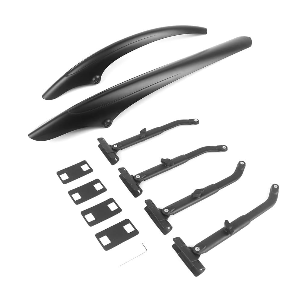 Guardabarros de ciclismo de carretera ajustable para evitar salpicaduras de barro 8