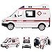 1:36 Simulazione Modello di Ambulanza Veicolo di Emergenza per Soccorso Ospedaliero Tirare Indietro la Auto con Suono e Luce Compleanno Natale Regalo per Oltre 3 Anni Bambini Ragazzo Ragazza